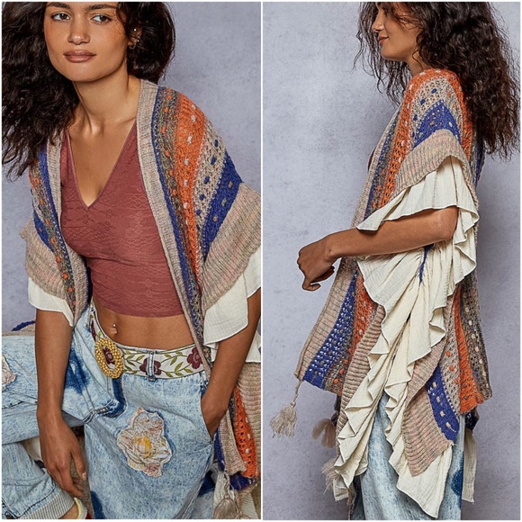 POL Multicolor Striped Cardigan - Picture 4 of 4